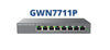 Grandstream GWN7711P Layer 2-Lite Managed Switch, 8 x GigE (4 x PoE/PoE+ or +24VDC Output Mode)