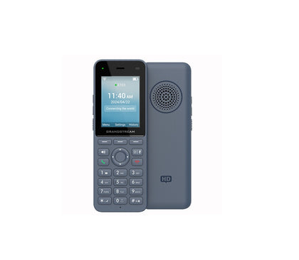 Grandstream WP826 Cordless Wi-Fi IP Phone with Integrated Dual-Band Wi-Fi, 12-Hour Talk Time, 3 SIP Accounts, 3 Lines, HD Voice, Bluetooth