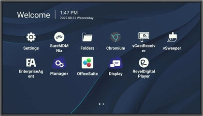 ViewSonic CDE4330 43' 4K Presentation Display Wireless presentation, Single USB-C cable for 65W, 24/7 video playback, Remote device management, ProAV