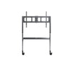 ViewSonic VB-STND-009 Slim Trolley Cart for 55' to 105' Display, Streamlined, height-adjustable design, 360° silent wheels with quick-release brakes