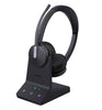 Yealink WH64 Dual Teams DECT Wireless Headset, DECT & Bluetooth Wireless, Busylight, 3-Mic Noise Cancellation, Charging Stands, Carrying Bag