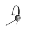 Yealink YHS36 E2 DUAL, Wideband Headset for IP phone, Monaural Ear, RJ9 Headset Jack, Noise-canceling Microphone, Hearing Protection, Leather Ear C.