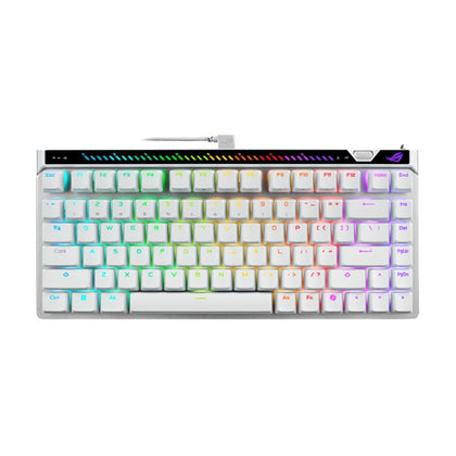ASUS M705 ROG Falchion Ace 75 HE Gaming Keyboard - WHITE, HFXV2Magnetic, USB2.0TypeC, 75%,8000Hz, 0.125ms, Windows10/11, GearLink