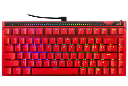 ASUS ROG FALCHION ACE 75 HE V2X - RED Gaming Keyboard, HFX V2X Magnetic Switch, 0.1–3.5mm actuation, 0.01mm tuning, 8000Hz, Rapid Trigger, USB-C