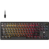 Corsair K70 CORE TKL RGB Mechanical Gaming Keyboard, MLX Red switches, full key rollover, RGB, 1,000Hz, USB wired, iCUE support, PC/Mac/Xbox
