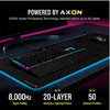CORSAIR K70 RGB PRO Mechanical Gaming Keyboard, Backlit RGB LED, CHERRY MX Blue, Black, Black PBT Keycaps, Professional Gaming (EOL)