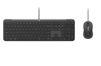 Logitech MK620 Slim Wired Combo MK620 for Business - Multi-OS keyboard and mouse for workplaces