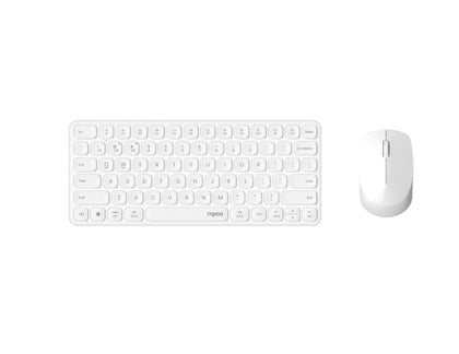 RAPOO X9010M Multi-mode Wireless Ultra-slim Desktop Combo Set White