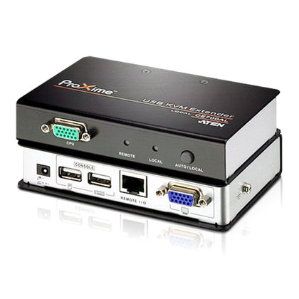 Aten KVM Extender Kit VGA/USB Cat 5 Extender w/ Local Access, 1920x1200@60Hz 30m, 1600x1200@60Hz 100m, 1280x1024@60Hz 150m