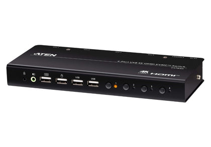 Aten 4-Port USB 4K HDMI KVMP™ Switch (Cables included)