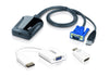 Aten Laptop USB KVM Console Crash Cart Adapter IT Kit