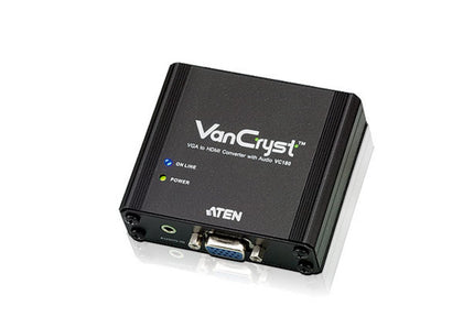 Aten VGA(F) to HDMI(F) Converter, supports up 1920x1200, converts analog VGA signals to HDMI output
