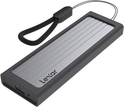 Lexar E6 M.2 SSD Enclosure, Supports M.2 NVMe SSD USB 3.2 Gen 2 high-speed interface with data transfer rates up to 10Gbps