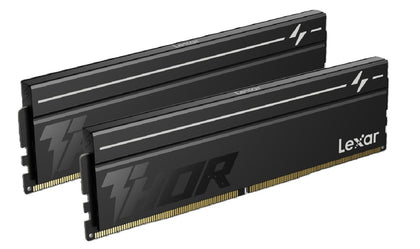 Lexar LD5U08G60C380V-RGD DDR5 UDIMM 16GB Kit (2 x 8GB) 6000 MT/s 1.35V CL38 THOR G2 OC HEATSINK BLACK INTEL XMP 3.0 & AMD EXPO