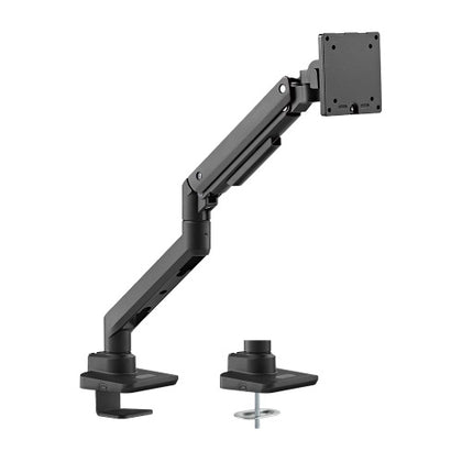 Brateck Fabulous Desk-Mounted  Heavy-Duty Gas Spring Monitor Arm Fit Most 17'-49' Monitor Up to 20KG VESA 75x75,100x100(Black)