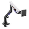 Brateck LDT95-C012UC Atlas Neo Gaming Monitor Arm with USB-A & USB-C Ports For most 24'~57' Monitors, Fit Curved Monitor, Matte Black & White (new)