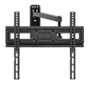 Brateck LPA78-443 Super Economy Full-Motion TV Wall Mount, Fit Screen Size: 32'-55' Up to 35 KG, Fine Texture Black,358x440x420mm (new)