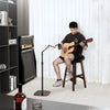 Brateck Stylish Height Adjustable Microphone Floor Stand(Matte Black & Light Grey) (LS)