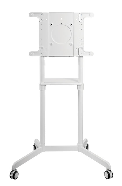 Brateck Rotating Mobile Stand for Interactive Display Fit 37'-70'  Up to 70kg- VESA: 200x200,400x200,300x300,600x200,350x350,400x400,600x400 White