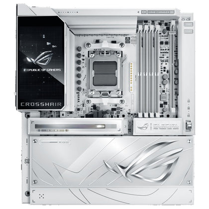 ASUS AMD ROG CROSSHAIR X870E GLACIAL, AM5, X870E, DDR5 256GB, PCIe 5.0, 7x M.2, Wi-Fi 7, Dual 10GbE, USB4, E-ATX, 2yr wty