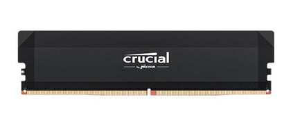 Crucial Pro 16GB (1x16GB) DDR5 UDIMM 6400MHz CL32 Black Heat Spreader Support Intel XMP AMD Ryzen Desktop PC Gaming Memory Tray