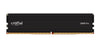 Crucial Pro 32GB (1x32GB) DDR5 UDIMM 6000MHz CL40 Black Heat Spreader Overclocking Support Intel XMP AMD Ryzen Desktop PC Gaming Memory