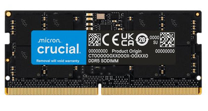 Crucial 16GB (1x16GB) DDR5 SODIMM 5600MHz CL46 Notebook Laptop Memory Tray Version ~CT16G48C40S5
