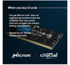 Crucial 48GB (1x48GB) DDR5 SODIMM 5600MHz CL46 Notebook Laptop Memory