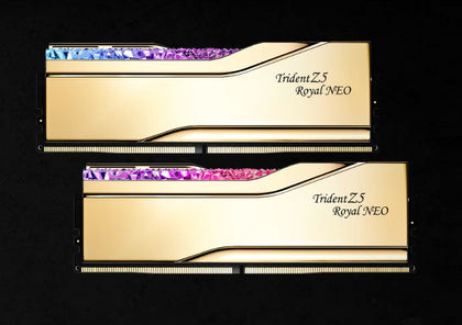 G.SKILL F5-6000J2636H24GX2-TR5NG 48GB (2 x 24GB)/AMD EXPO/ DDR5 6000 MT/s/ Timings 26-36-36-96 Voltage 1.45 V EXPO TZ5 Royal Neo G
