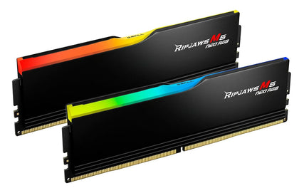G.SKILL F5-6000J3648D16GX2-RM5NRK 32GB (2x16GB)/ DDR5 6000 MT/s/ Timings 36-48-48-96/ Voltage 1.25V/ Ripjaws M5 /AMD EXPO/Neo RGB