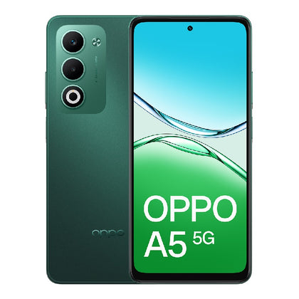 OPPO A5 5G 128GB - Aurora Green (CPH2735AU Green)*AU STOCK*, 6.67', HD+, 120Hz, 4GB/128GB, 50MP/8MP, Dual SIM, 6000mAh,IP65, 2 Years Warranty