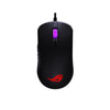 ASUS ROG Harpe Mini Core Gaming Mouse - Black, wired USB, ROG Micro Switch II, 1000Hz, RGB LED, AURA Sync, paracord cable