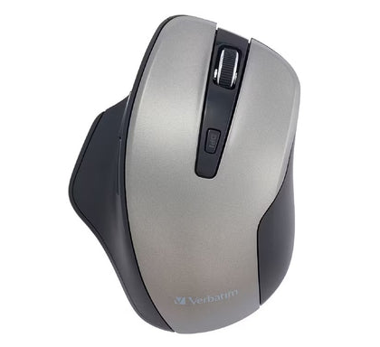 Verbatim Silent Ergonomic Wireless LED Mouse Graphite