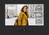 AOC 27' 120Hz IPS 1920 × 1080 (FHD), 300 cd/m2,  VGA × 1, HDMI 1.4 × 1 1ms Adaptive Sync, Office and Home monitor. 2025