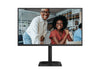 AOC 27' IPS, 1080p 120Hz, 300 nits, 1500:1, 4ms/1ms, 98% NTSC, HDMI/DP/VGA, USB3.2×4, 2×2W speakers, full ergonomic stand, VESA 100×100