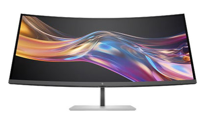 HP Series 7 Pro 738PU 38' Curved 4K WQHD Thunderbolt IPS Monitor 3840x1600 21:9 5ms Height Adjust Tilt Swivel Pivot HDMI DP USB-C VESA 3yrs