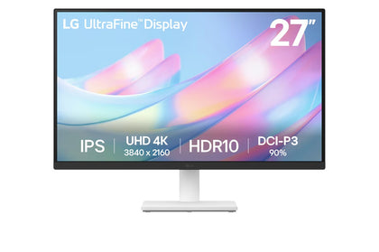LG 27'' FHD 1920 x 1080, 16:9, IPS, 120Hz, D-Sub & HDMI, HDR10, External Power, 'HDMI cable only' Monitor