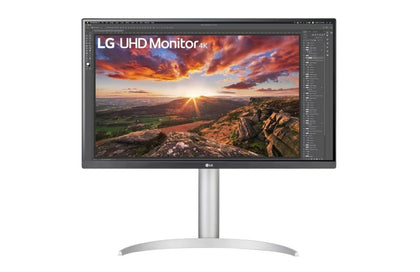 LG 27' IPS 5ms 4K UHD HDR400 FreeSync, Borderless Monitor w/ArcLine HAS - HDMI,DP, USB Type-C 96w, Speaker, VESA 100, Height Adjust, Business Monitor