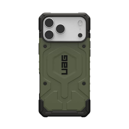 UAG Pathfinder MagSafe Apple iPhone 17 Pro (6.3') Rugged Case - Olive (114548117272), 18ft. Drop Protection (5.5M), Lightweight, 10 Years Warranty