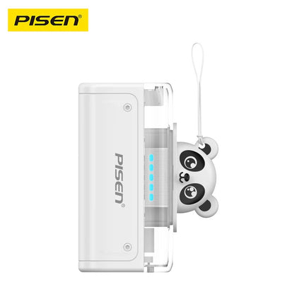 Pisen Power Tiny 22.5W  CCC-Certified 5K (5000mAh) Mini Power Bank - USB-A + USB-C Port, 2-in-1 Design, Built-in Stand, 2 Year Warranty