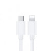 USP Lightning to USB-C Fast Charge Cable (1M) White - Support 2.4A, Premium Quality,480Mbps Transfer, Tested 10K+ Bend, Apple iPhone, iPad, MacBook