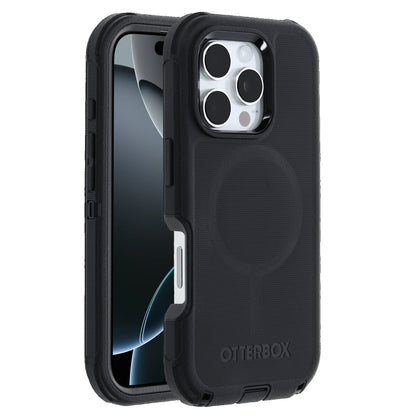 OtterBox Defender MagSafe Apple iPhone 16 Pro Max (6.9') Case Black - (77-95989), DROP+ 7X Military Standard, Tri-Layer,Port Covers, 7 Years Warranty