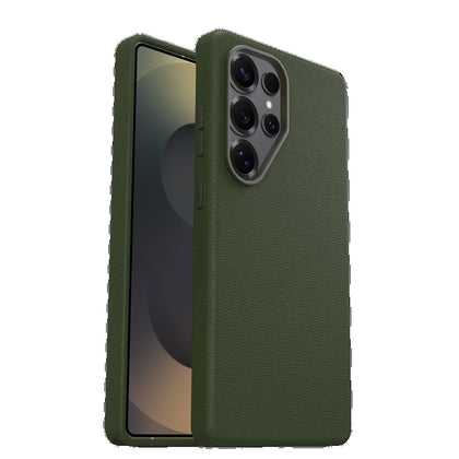 OtterBox Symmetry Cactus Leather Samsung Galaxy S25 Ultra 5G (6.9') Case Cactus Grove Green - (77-97511), DROP+ 3X Military Standard, 7 Years Warranty