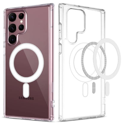 USP Samsung Galaxy S26 Ultra 5G (6.9') Magsafe Hard Crystal Clear Case - TPU Backplate, Rubberized Border , Scratch Resistant , 5 Years Warranty
