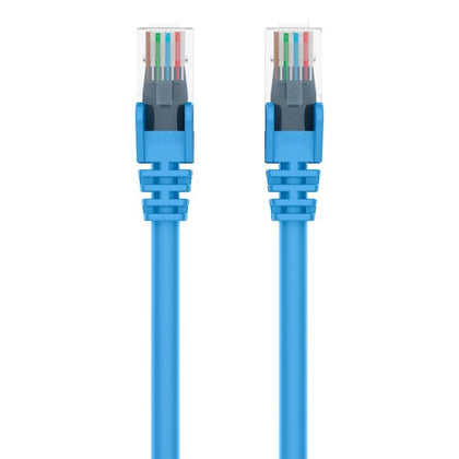 Belkin Cat6 Network Cables (1M) - Blue (A3L980bt01MBLUS), Exceeds 500MHz In Performance Tests, Snagless Prevents Breaking & Cracking, 2 Years Warranty