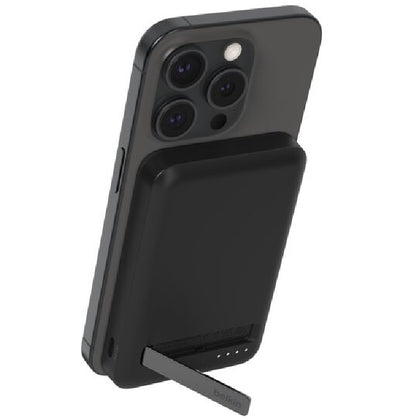 Belkin BoostCharge Pro 5k mAh Magnetic Power Bank With Qi2 + USB-C Cable (1M) - Black (BPD006btBK),15W,1xUSB-C, Overcharge Protection,2 Years Warranty