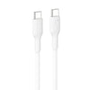 Belkin BoostCharge USB-C to USB-C Cable (0.15M) - White(CAB023fq0MWH), 3A/60W, 480Mbps, 300K+ Bends, Apple, Samsung, USB-IF Certified,2 Years Warranty