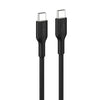 Belkin BoostCharge USB-C to USB-C Cable (2M) - Black (CAB023FQ2MBK), 3A/60W, 480Mbps, 300K+ Bends,  Apple iPhone ,USB-IF Certified,2 Years Warranty