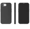 USP Apple iPhone 16e (6.1') Silicon Case Black - Two Tough Layers, Port Covers, No Slip Grippy Edges, Anti-fall,  Durable, Sleek, 3 Year Warranty