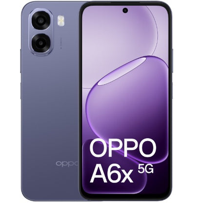OPPO A6x 5G 128GB - Black Purple (CPH2783AU Black Purple)*AU STOCK*, 6.75', HD+, 120Hz, 4GB/128GB, 50MP/5MP, Dual SIM, 6100mAh, 2 Years Warranty